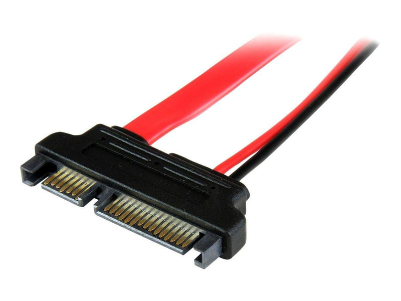 StarTech.com 6in Slimline SATA to SATA Adapter with Power - Slim SATA (F) to SATA (M) - Slimline Serial ATA to SATA (SLSATAADAP6