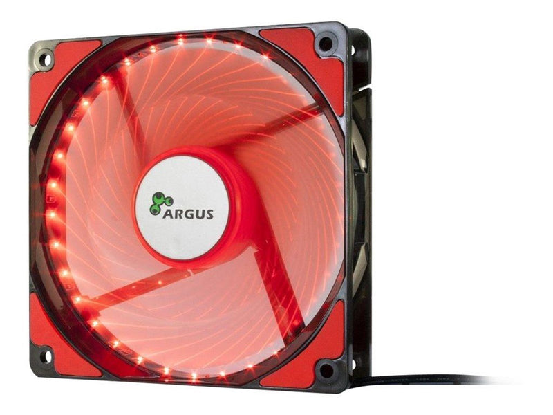 Inter-Tech Argus L-12025 - Gehäuselüfter - 120mm - Rot