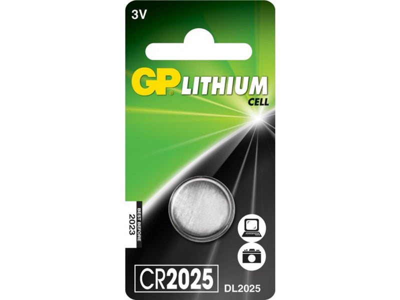 GP Batteries Lithium Cell CR2025 3V