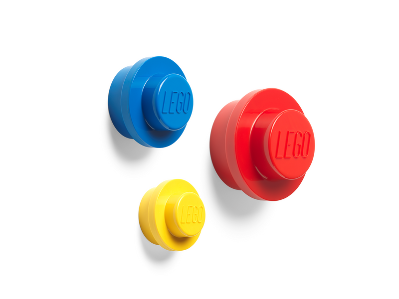 LEGO Wandaufhängungsset (Rot, Blau, Gelb)