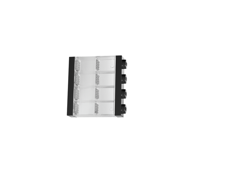 LEGO Minifiguren-Schaukasten für 8 minifiguren, schwarz