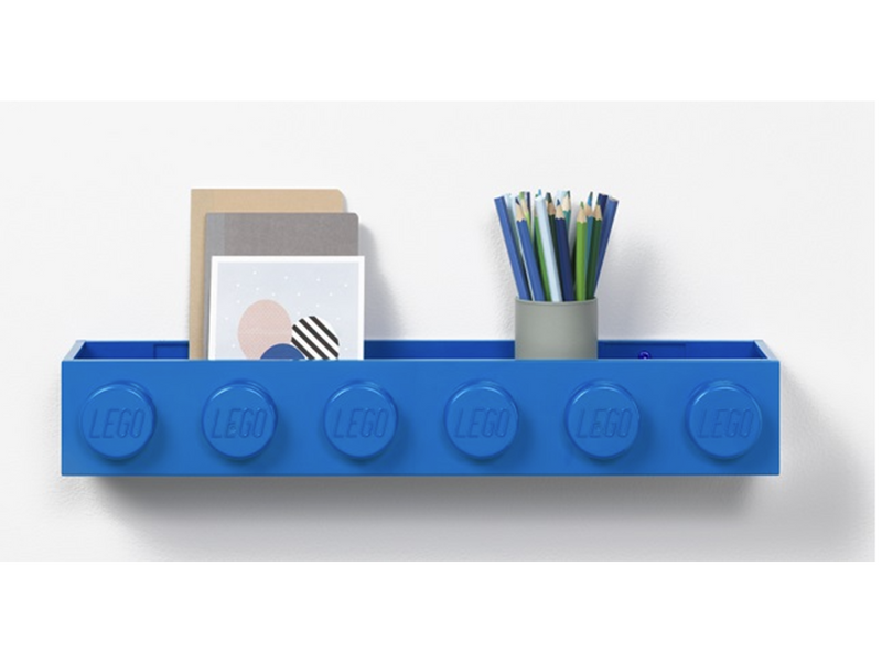 LEGO BOOK RACK - BLUE
