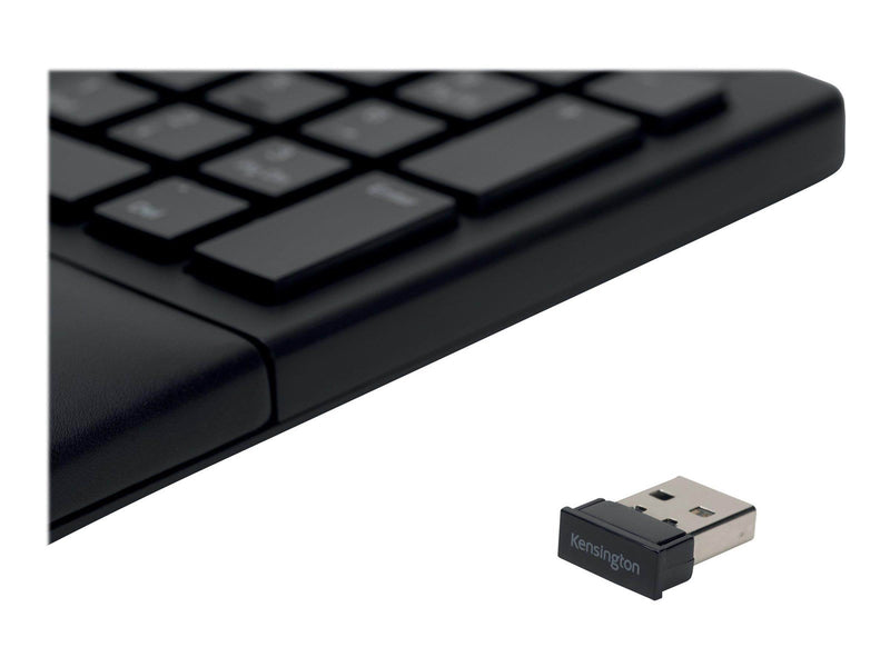 Kensington Pro Fit Ergo Wireless Keyboard - Tastaturen - Deutsch - Schwarz