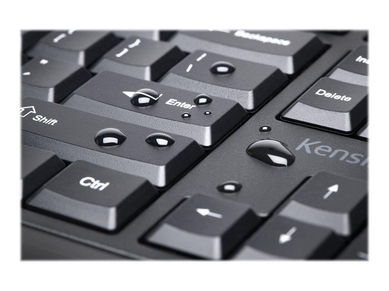 Kensington Pro Fit Ergo Wireless Keyboard - Tastaturen - Deutsch - Schwarz