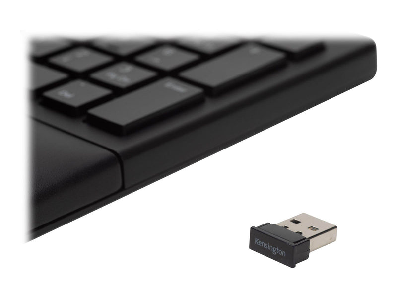 Kensington Pro Fit Ergo Wireless Keyboard - Tastaturen - Deutsch - Schwarz