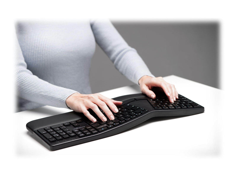 Kensington Pro Fit Ergo Wireless Keyboard - Tastaturen - Deutsch - Schwarz