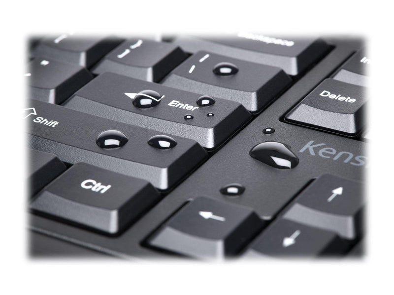 Kensington Pro Fit Ergo Wireless Keyboard - Tastaturen - Deutsch - Schwarz