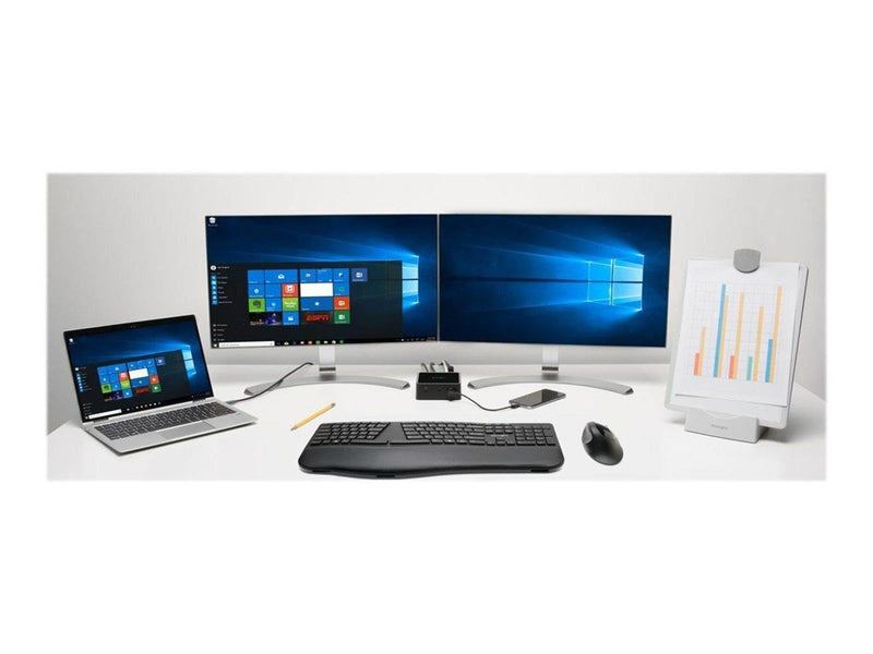 Kensington Pro Fit Ergo Wireless Keyboard - Tastaturen - Deutsch - Schwarz