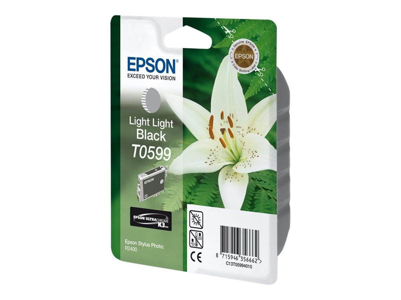 Epson T0599 Light Light Black - Tintenpatrone Sehr helles Schwarz
