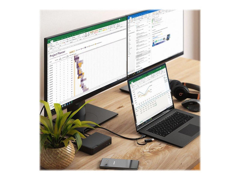 ALOGIC Universal Twin HD Pro Docking Station - docking station - HDMI