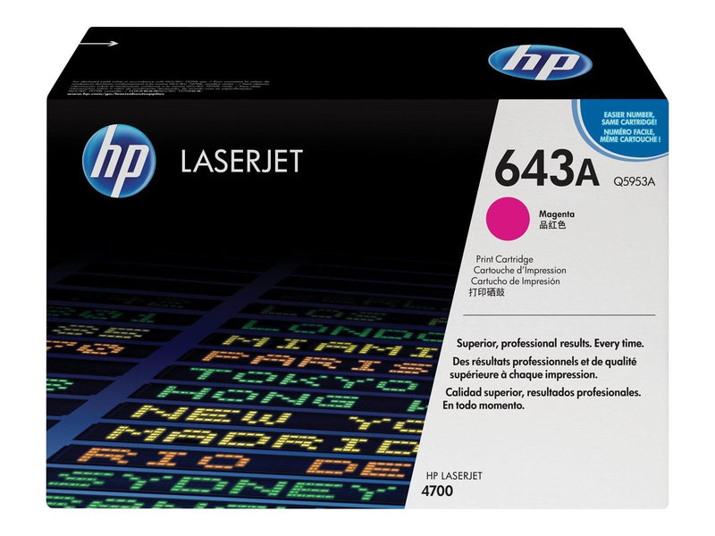 HP 643A / Q5953A Magenta Toner - Tonerpatrone Magenta