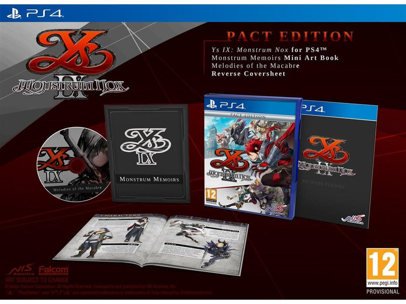 Ys IX: Monstrum Nox - Pact Edition - Sony PlayStation 4 - RPG - PEGI 12