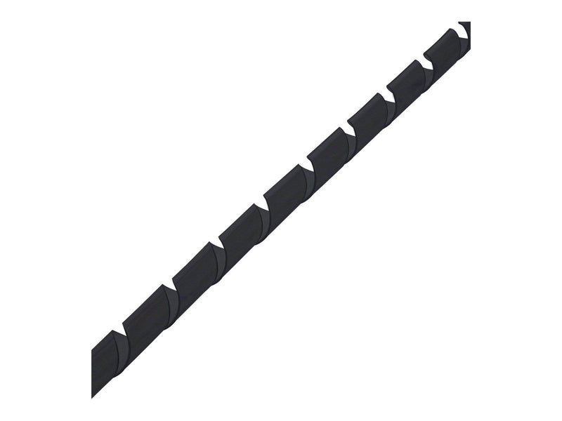 InLine Cable Gland / Spiral Wrapping Band 10m black 10mm