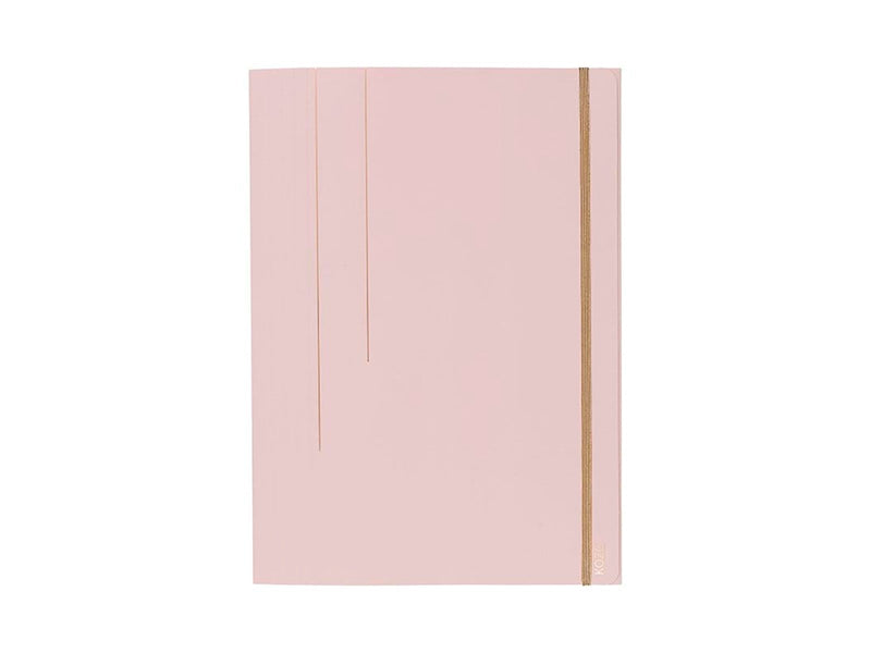 KOZO 3 Flap Folder A4 D.Pink