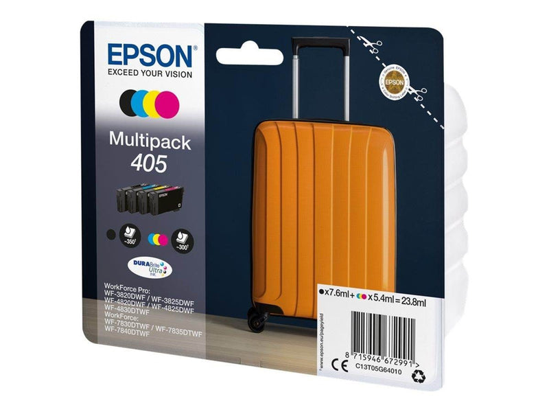 Epson 405 Multipack - 4-pack - black yellow cyan magenta - original - ink cartridge - Tintenpatrone Cyan