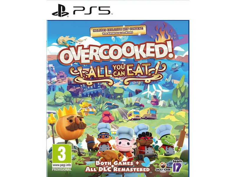 Overcooked! - All You Can Eat - Sony PlayStation 5 - Party - PEGI 3