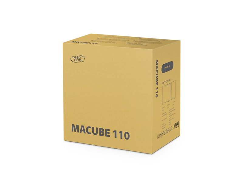 DeepCool MACUBE 110 - Gehäuse - Miditower - Schwarz