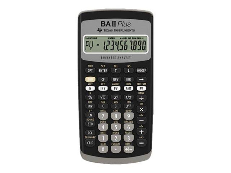 Texas Instruments BA II Plus - financial calculator