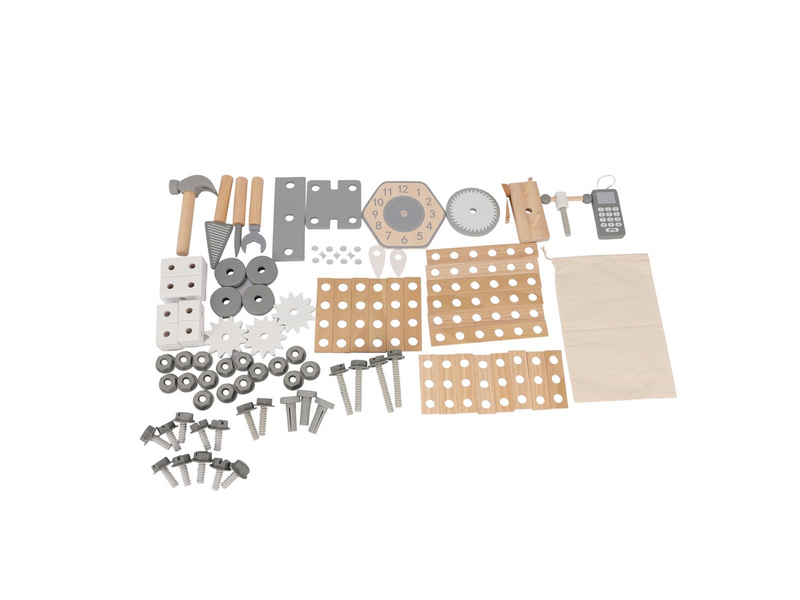 Nordic Play Workbench with accessories Nature