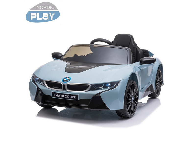 Nordic Play Electric car BMW I8 licence 12V with EVA wheels
