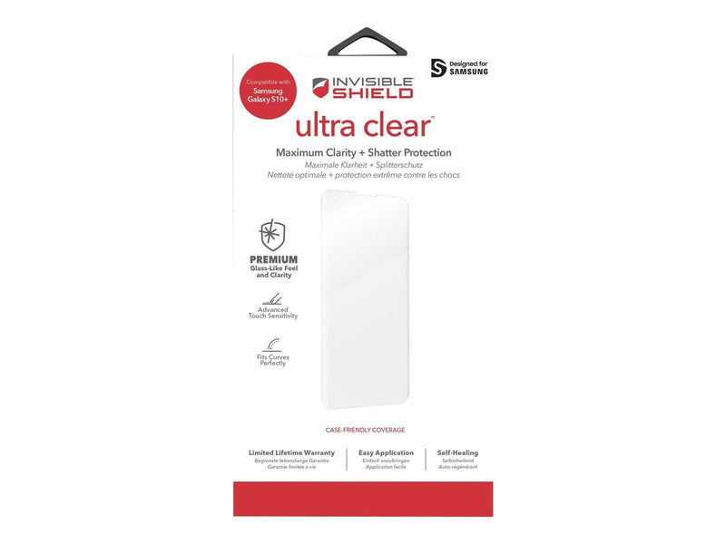 ZAGG InvisibleShield ultra clear Case Friendly