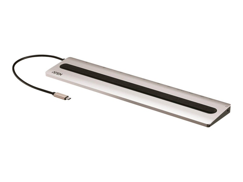 ATEN USB-C Multiport Dock with Power Pass-Through