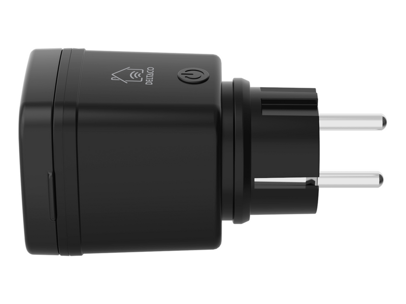 Deltaco SMART HOME outdoor plug WiFi IP44 1xCEE 7/3 13A black/green