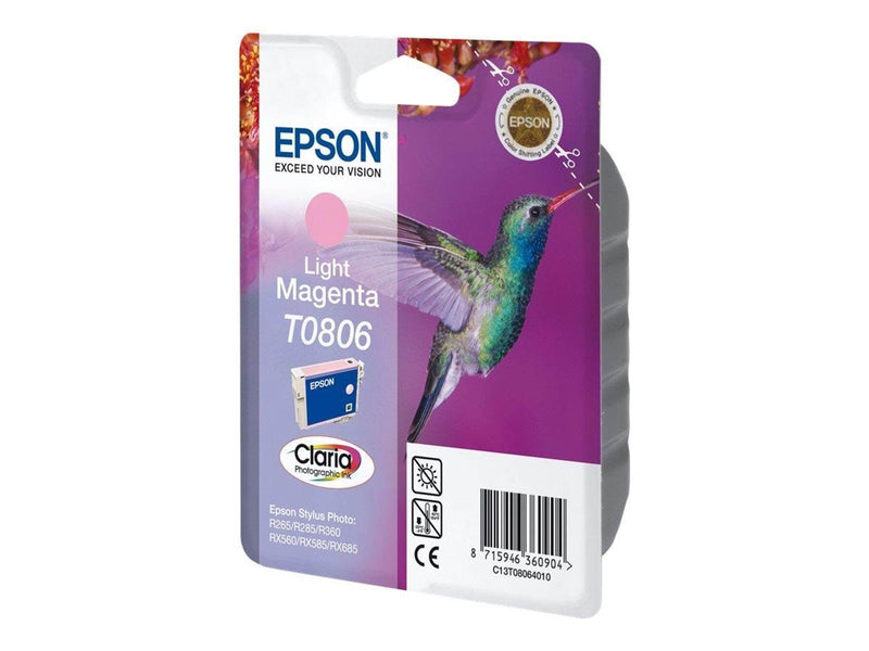 Epson T0806 Light Magenta - Tintenpatrone Helles Magenta