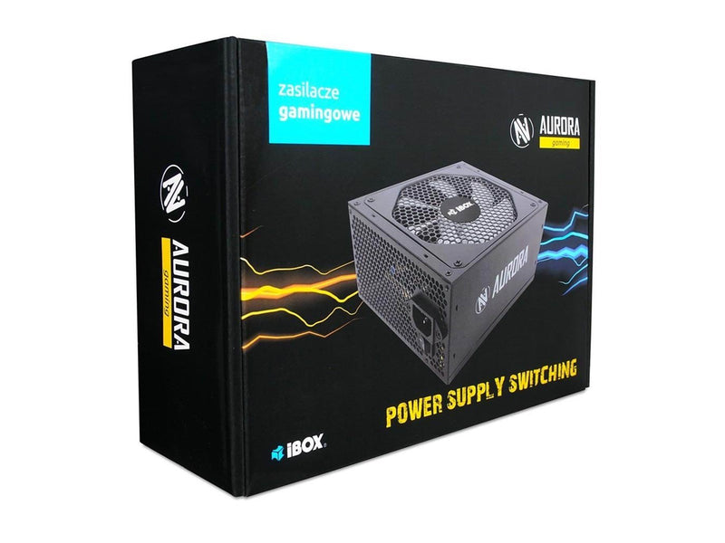 iBOX Aurora Netzteile - 500 Watt - 140 mm - ATX 2.03 - 80 Plus