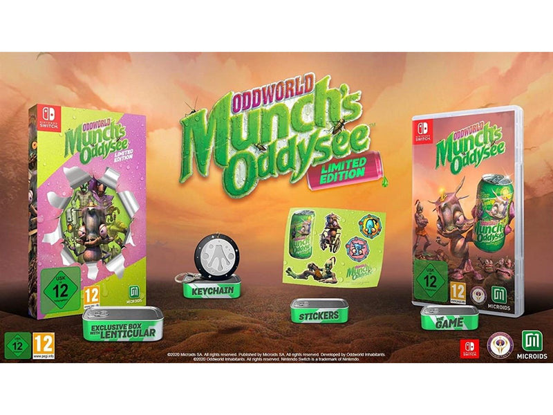 Oddworld: Munch's Oddysee - Limited Edition - Nintendo Switch - Platformer - PEGI 12