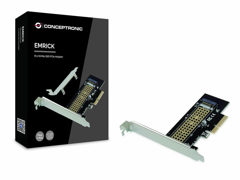 Conceptronics PCI Express Card M.2 NVMe SSD PCIe Adapter
