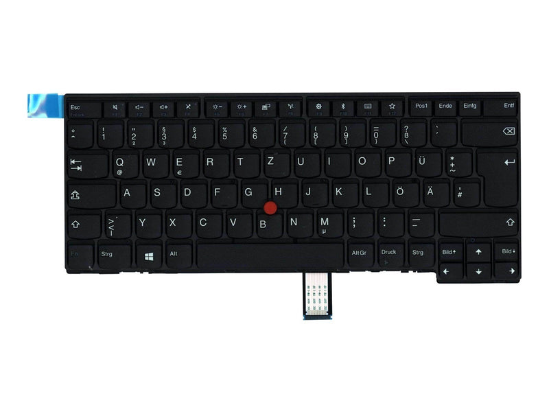 Lenovo - notebook replacement keyboard - German - Portable Keyboard - Ersatz - Deutsch - Schwarz