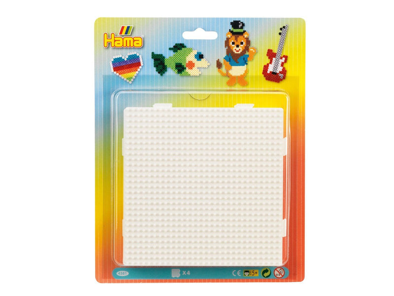 Hama Ironing Beads Pegboards - Squares 4 pcs