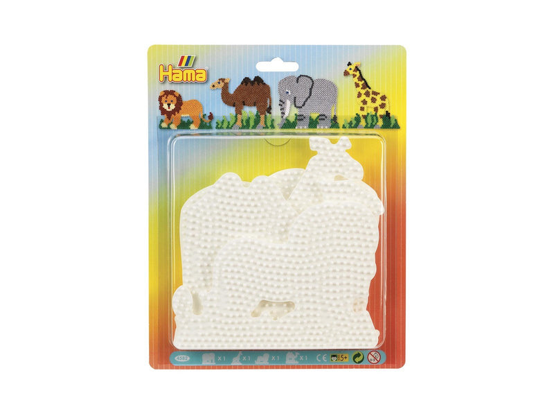 Hama Ironing Beads Pegboards - Animals 4pcs.