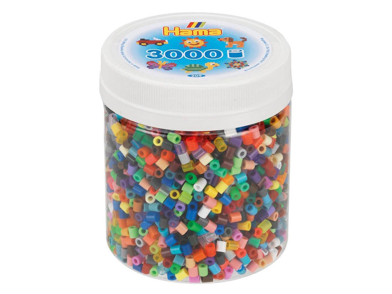 Hama Ironing Beads in Pot - Colour Mix 3000 pcs
