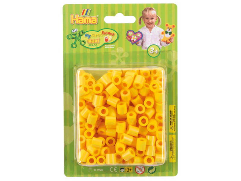 Hama Ironing beads Maxi-yellow record 250 pcs