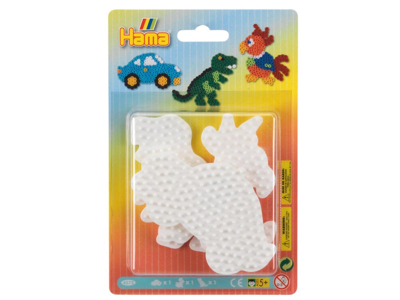 Hama Iron-on Plates - Car Parrot Dino
