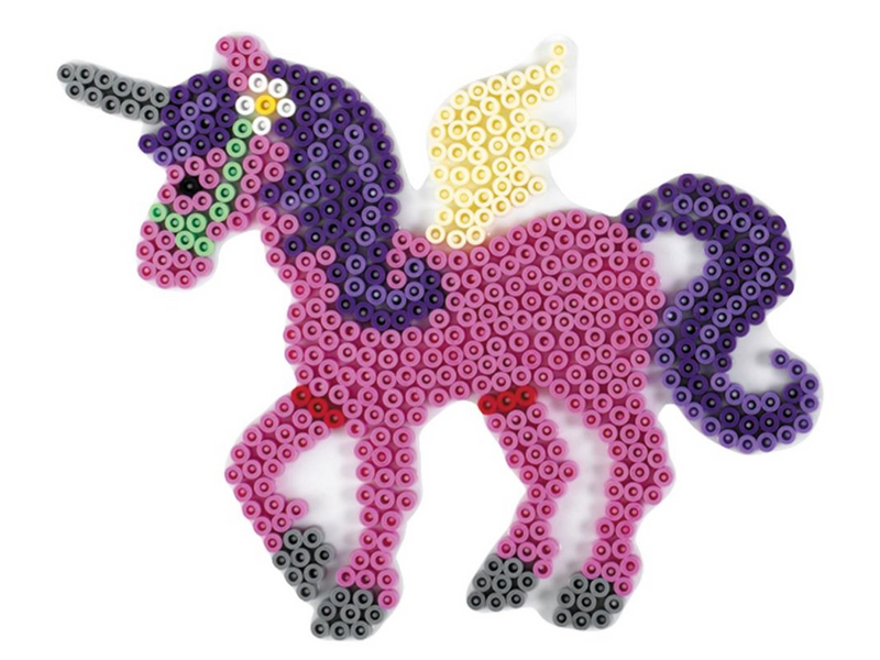 Hama Ironing Beads Pegboard - Unicorn