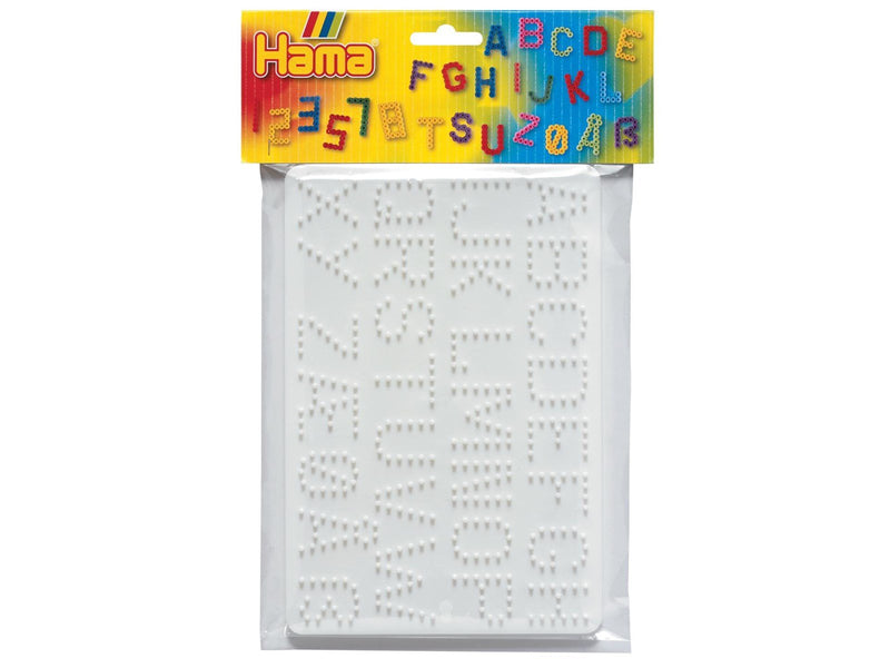 Hama Ironing beads Pegboards-Letters and numbers