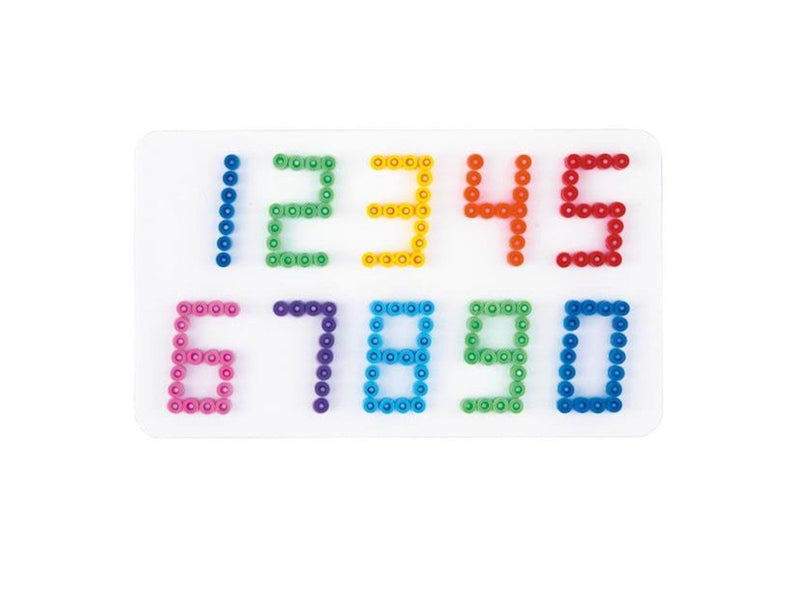 Hama Ironing Beads Plate-Numbers