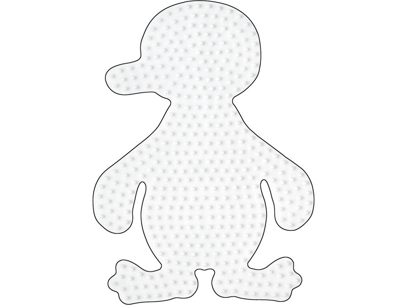 Hama Ironing Beads Pegboard-Penguin