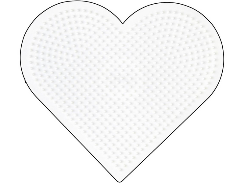 Hama Ironing Beads Heart Pegboard-Large