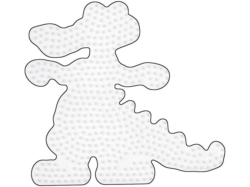 Hama Ironing Beads Pegboard-Crocodile
