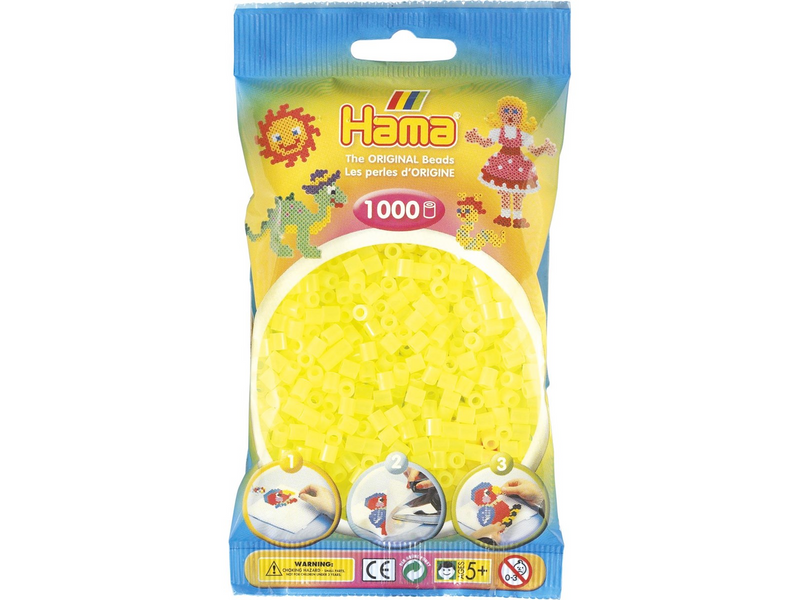 Hama Ironing beads-yellow Neon 1000 pcs