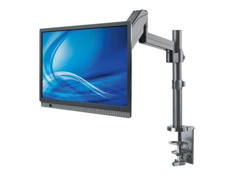 IC INTRACOM Manhattan Monitor Desk Mount (clamp & grommet) 1 screen 3 pivots (full motion) 10-32" Vesa 75x75 to 100x100mm Gas Sp