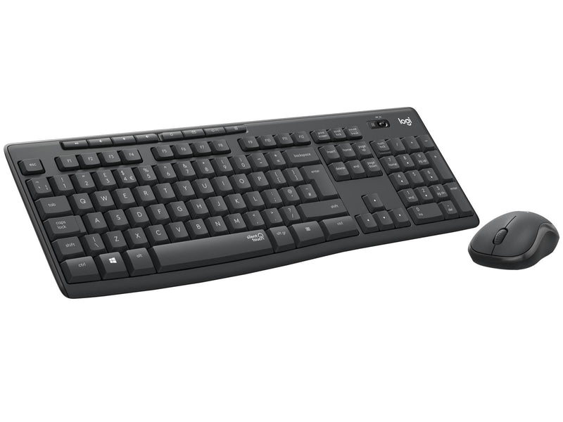 Logitech MK295 Silent Wireless Combo - Off White - US - Tastatur & Maus Set - Englisch - US - Silber