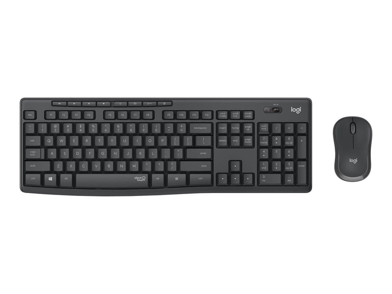 Logitech MK295 Silent Wireless Combo - US - Tastatur & Maus Set - Universal - Schwarz