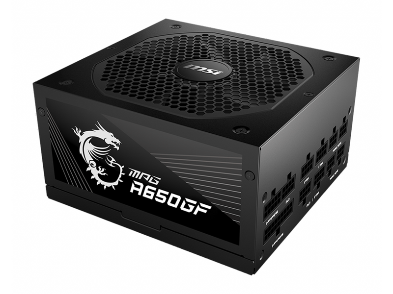 MSI MPG A650GF Netzteile - 650 Watt - 140 mm - ATX - 80 Plus Gold zertifiziert