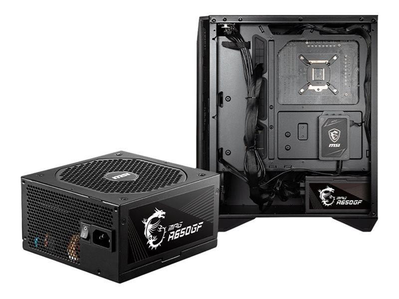MSI MPG A650GF Netzteile - 650 Watt - 140 mm - ATX - 80 Plus Gold zertifiziert