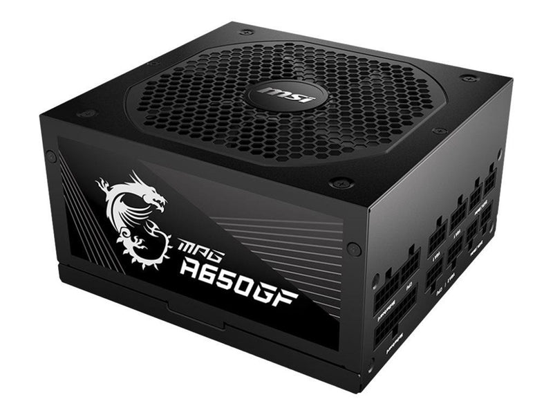 MSI MPG A650GF Netzteile - 650 Watt - 140 mm - ATX - 80 Plus Gold zertifiziert